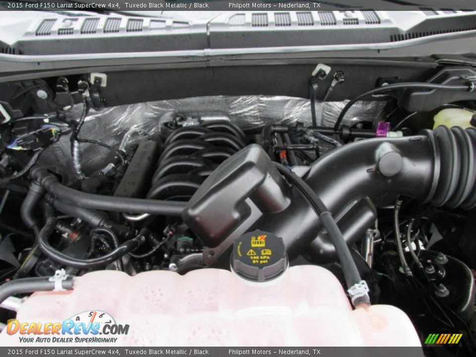 2015 Ford F150 Lariat SuperCrew 4x4 5.0 Liter DOHC 32-Valve Ti-VCT FFV V8 Engine Photo #19