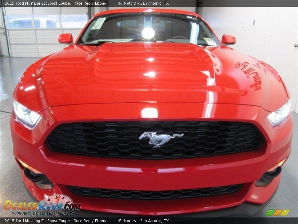 2015 Ford Mustang EcoBoost Coupe Race Red / Ebony Photo #2