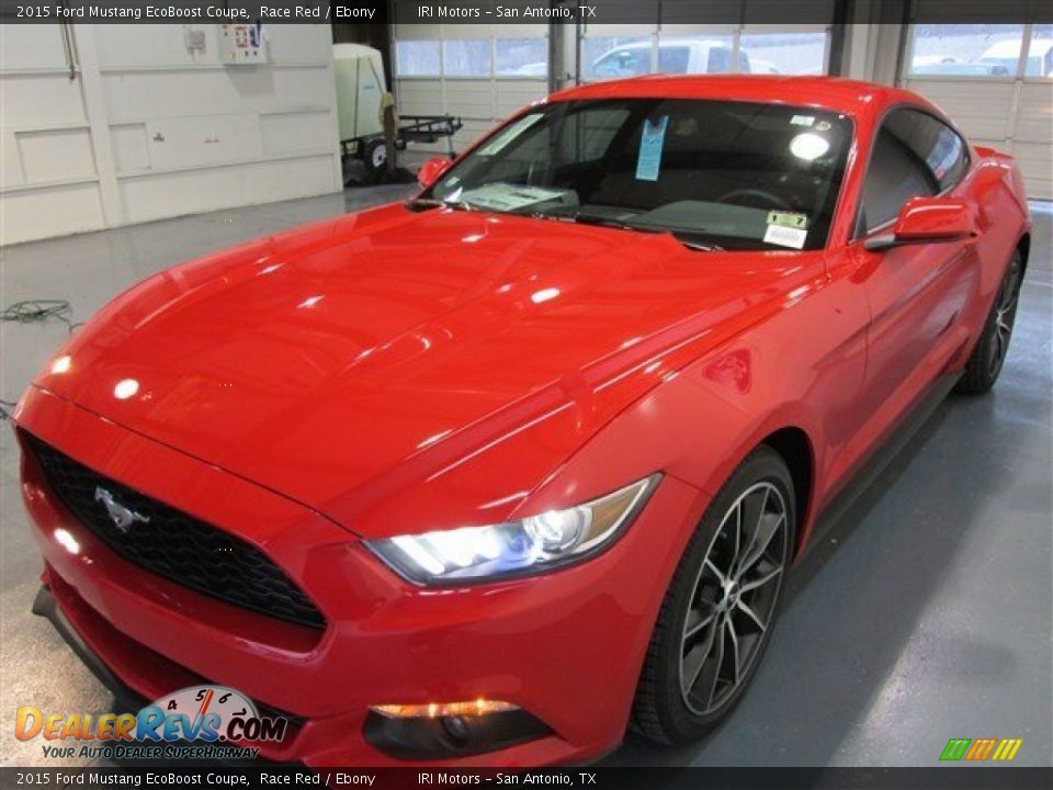 2015 Ford Mustang EcoBoost Coupe Race Red / Ebony Photo #3