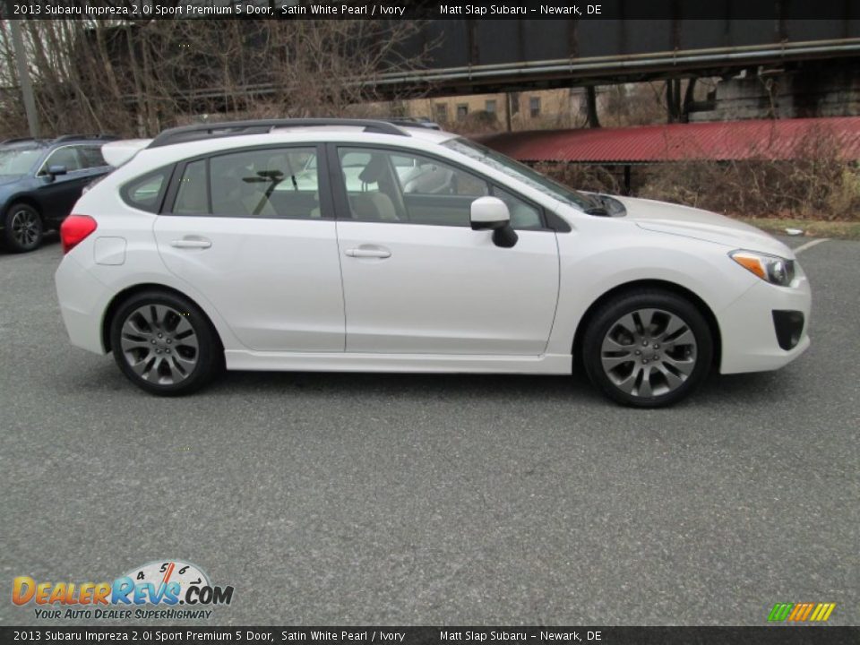 2013 Subaru Impreza 2.0i Sport Premium 5 Door Satin White Pearl / Ivory Photo #5