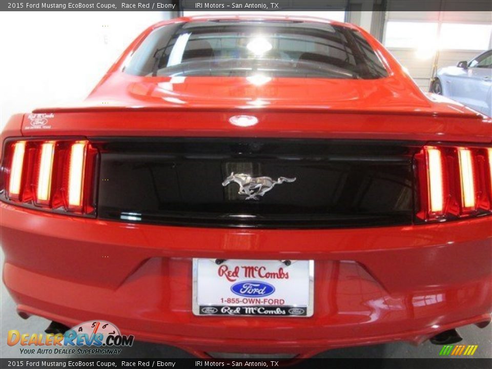 2015 Ford Mustang EcoBoost Coupe Race Red / Ebony Photo #5