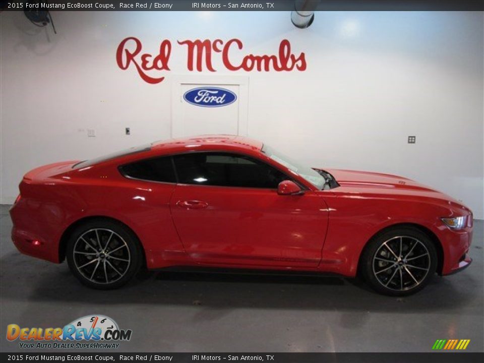 2015 Ford Mustang EcoBoost Coupe Race Red / Ebony Photo #7
