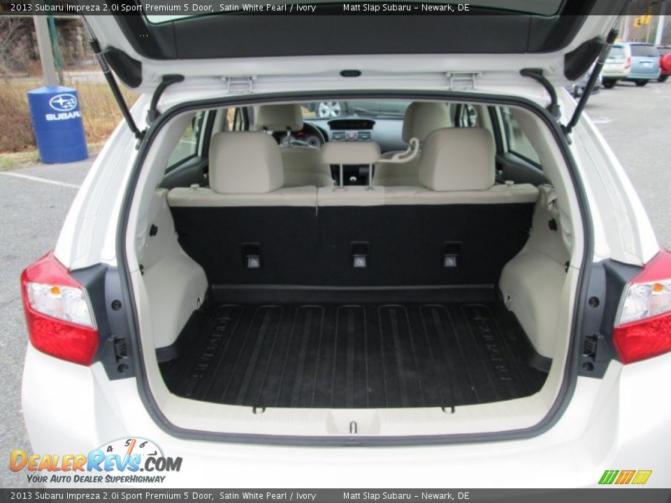 2013 Subaru Impreza 2.0i Sport Premium 5 Door Satin White Pearl / Ivory Photo #19