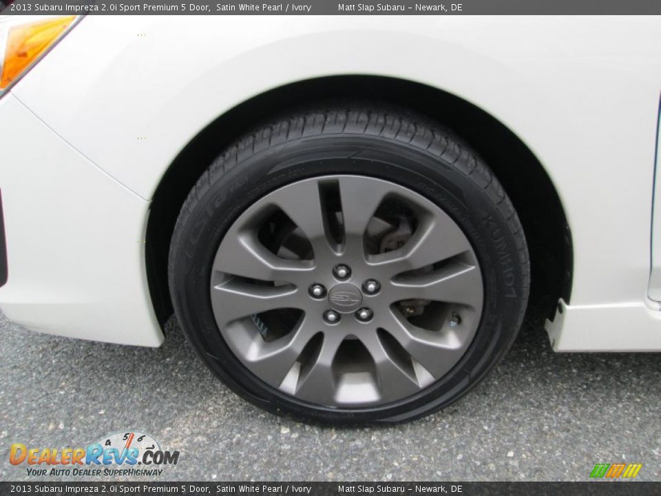 2013 Subaru Impreza 2.0i Sport Premium 5 Door Satin White Pearl / Ivory Photo #21