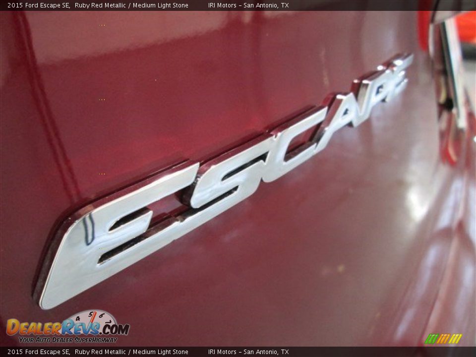 2015 Ford Escape SE Ruby Red Metallic / Medium Light Stone Photo #6