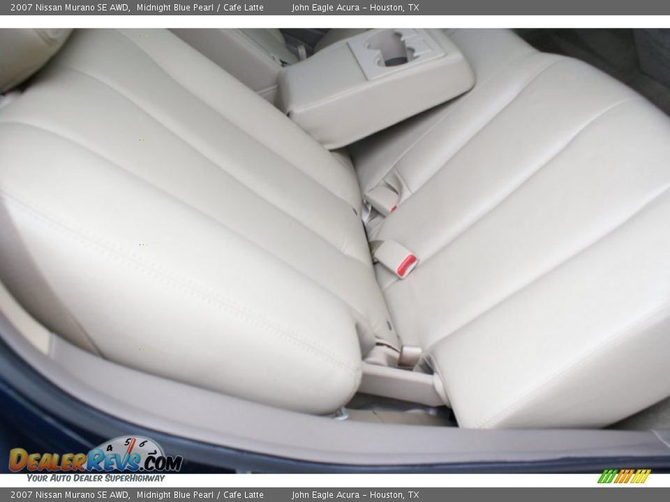 2007 Nissan Murano SE AWD Midnight Blue Pearl / Cafe Latte Photo #20