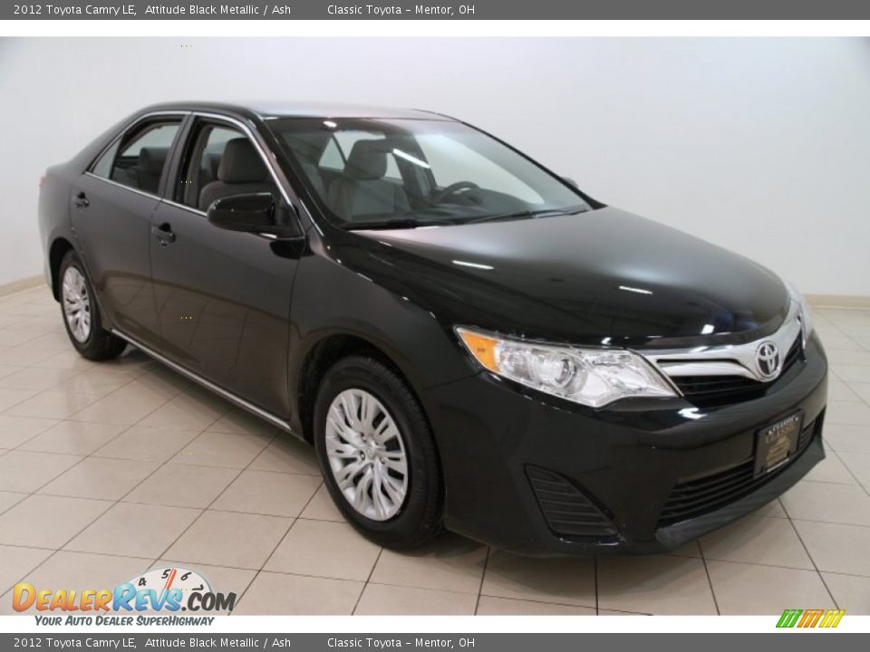 2012 Toyota Camry LE Attitude Black Metallic / Ash Photo #1
