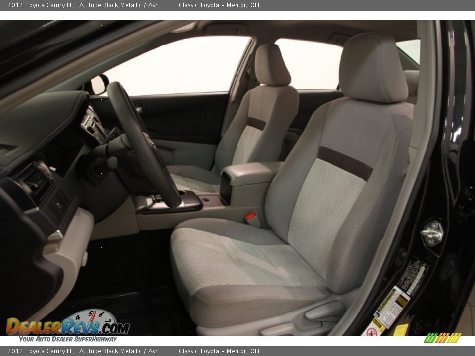2012 Toyota Camry LE Attitude Black Metallic / Ash Photo #5