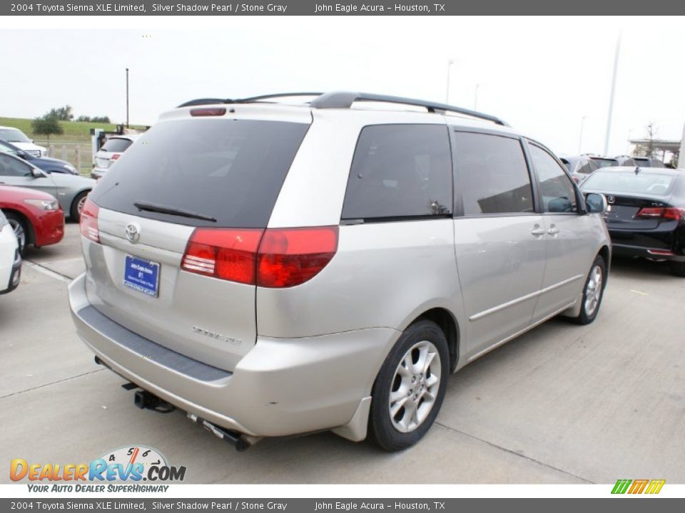 2004 Toyota Sienna XLE Limited Silver Shadow Pearl / Stone Gray Photo #5