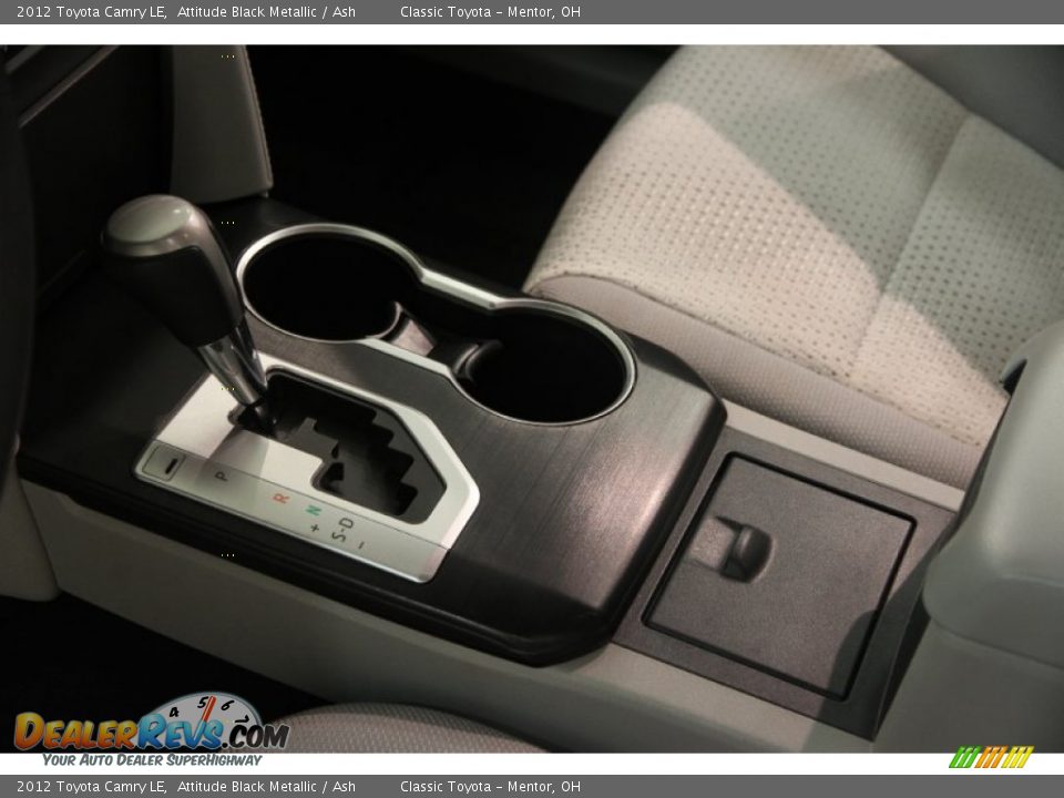 2012 Toyota Camry LE Attitude Black Metallic / Ash Photo #8