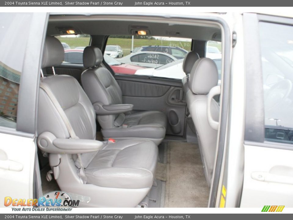 2004 Toyota Sienna XLE Limited Silver Shadow Pearl / Stone Gray Photo #11