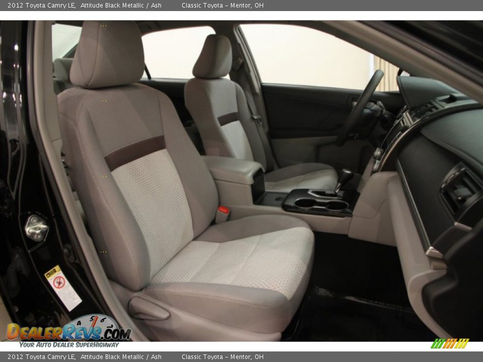 2012 Toyota Camry LE Attitude Black Metallic / Ash Photo #15