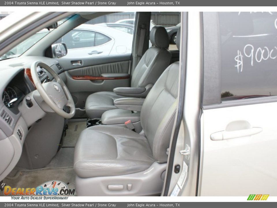 2004 Toyota Sienna XLE Limited Silver Shadow Pearl / Stone Gray Photo #14