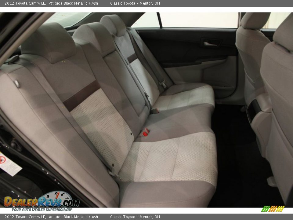 2012 Toyota Camry LE Attitude Black Metallic / Ash Photo #16