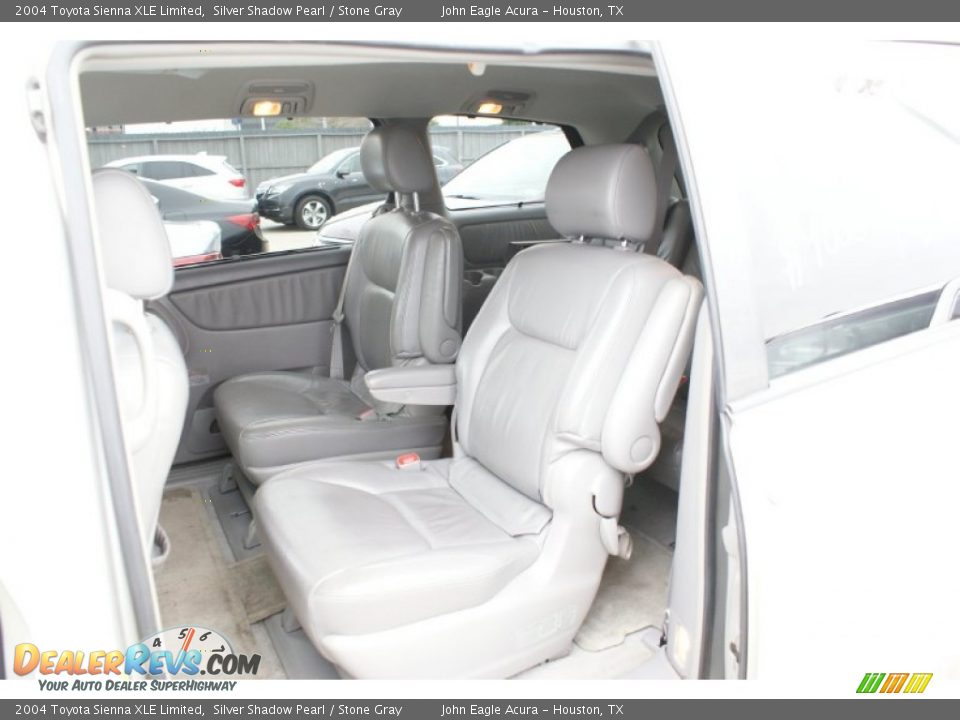 2004 Toyota Sienna XLE Limited Silver Shadow Pearl / Stone Gray Photo #15