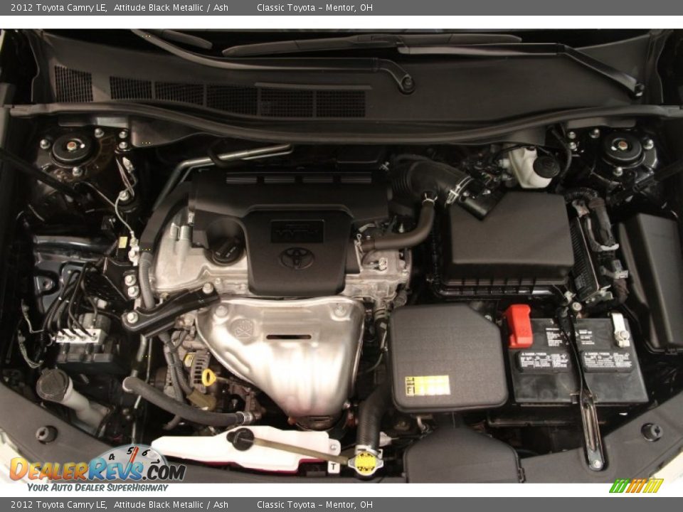 2012 Toyota Camry LE Attitude Black Metallic / Ash Photo #19