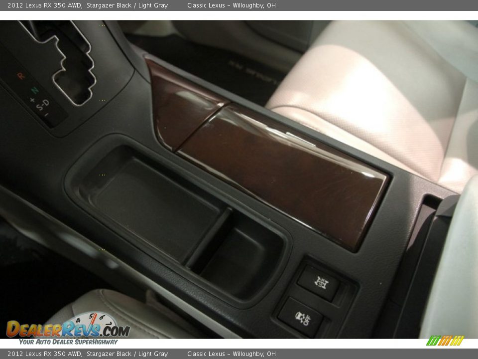 2012 Lexus RX 350 AWD Stargazer Black / Light Gray Photo #14
