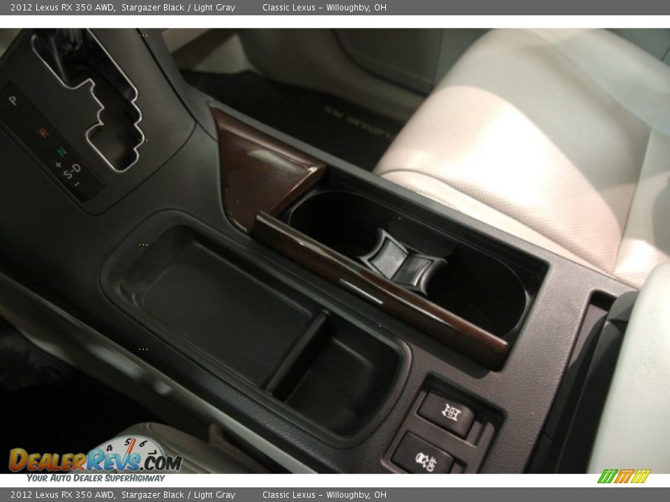 2012 Lexus RX 350 AWD Stargazer Black / Light Gray Photo #15