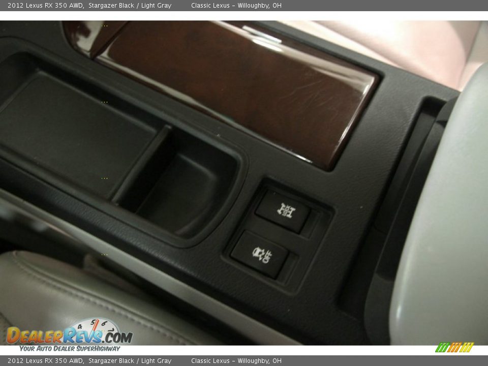 2012 Lexus RX 350 AWD Stargazer Black / Light Gray Photo #16