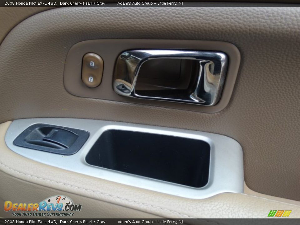 2008 Honda Pilot EX-L 4WD Dark Cherry Pearl / Gray Photo #12