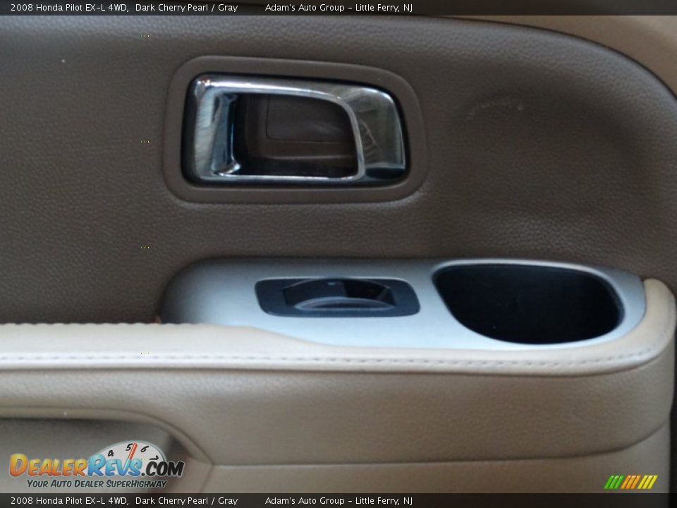 2008 Honda Pilot EX-L 4WD Dark Cherry Pearl / Gray Photo #21