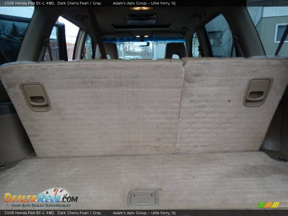 2008 Honda Pilot EX-L 4WD Dark Cherry Pearl / Gray Photo #23