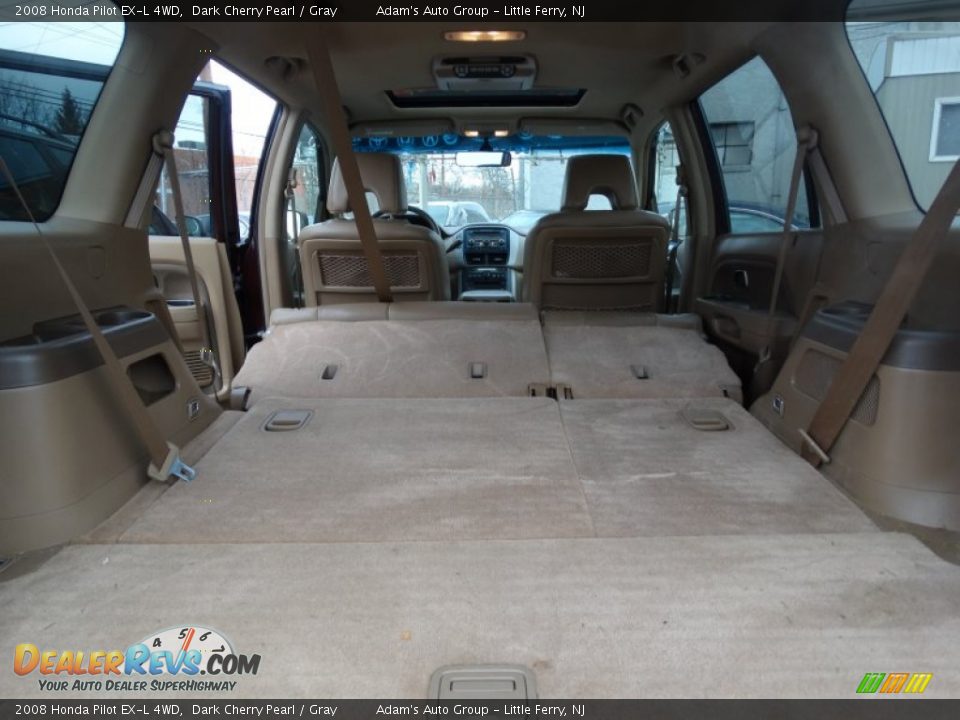 2008 Honda Pilot EX-L 4WD Dark Cherry Pearl / Gray Photo #24
