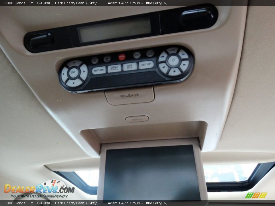 2008 Honda Pilot EX-L 4WD Dark Cherry Pearl / Gray Photo #28