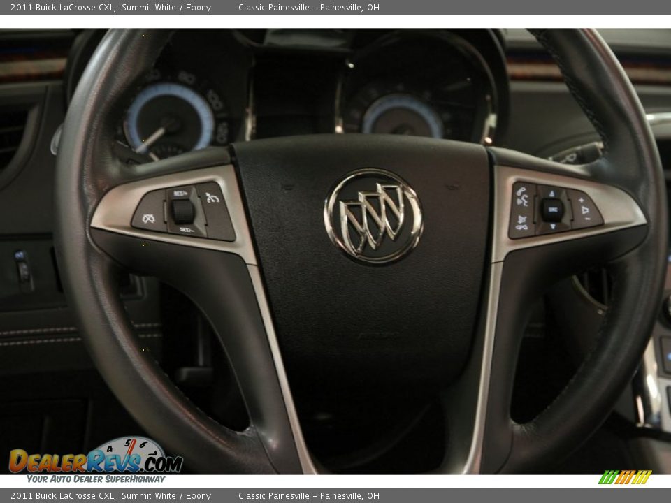 2011 Buick LaCrosse CXL Summit White / Ebony Photo #6