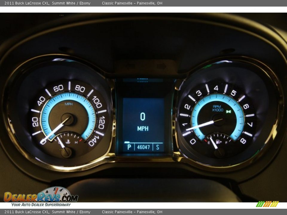 2011 Buick LaCrosse CXL Summit White / Ebony Photo #7