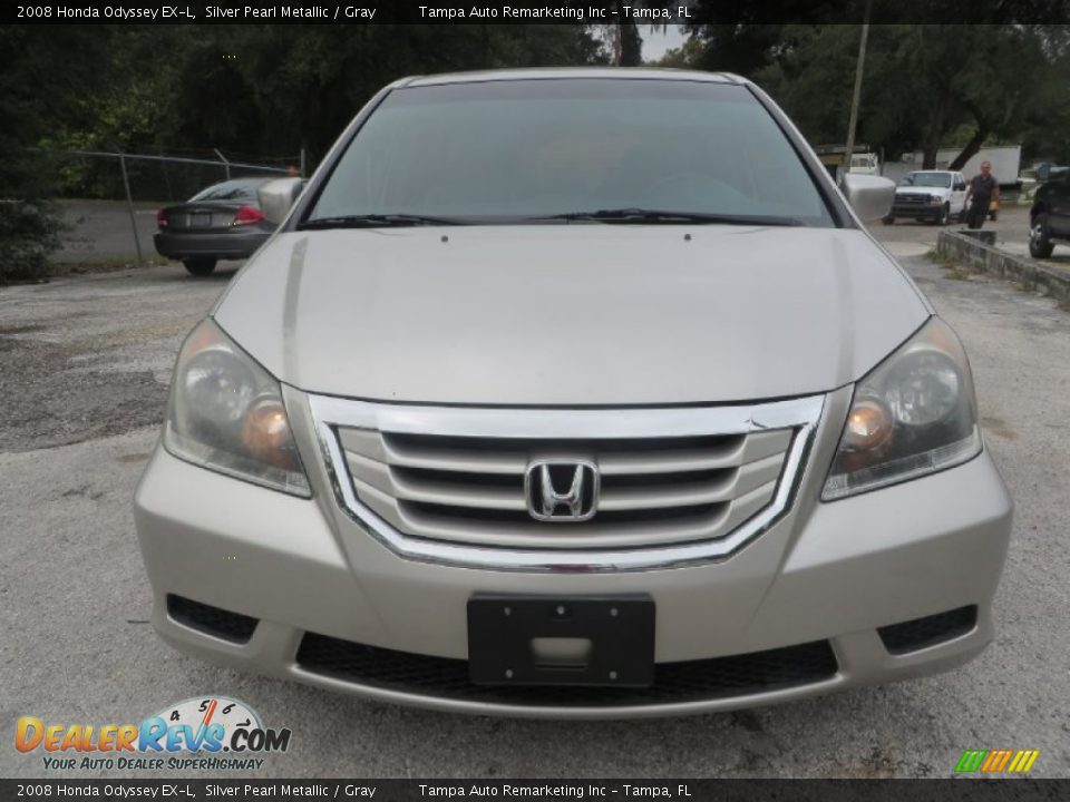 2008 Honda Odyssey EX-L Silver Pearl Metallic / Gray Photo #1