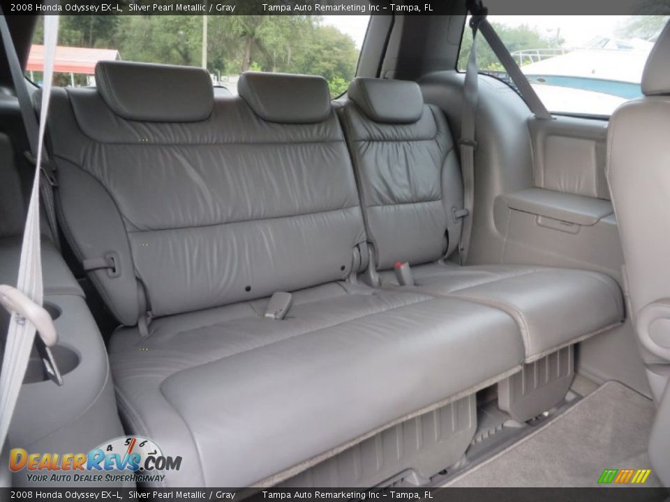 2008 Honda Odyssey EX-L Silver Pearl Metallic / Gray Photo #18