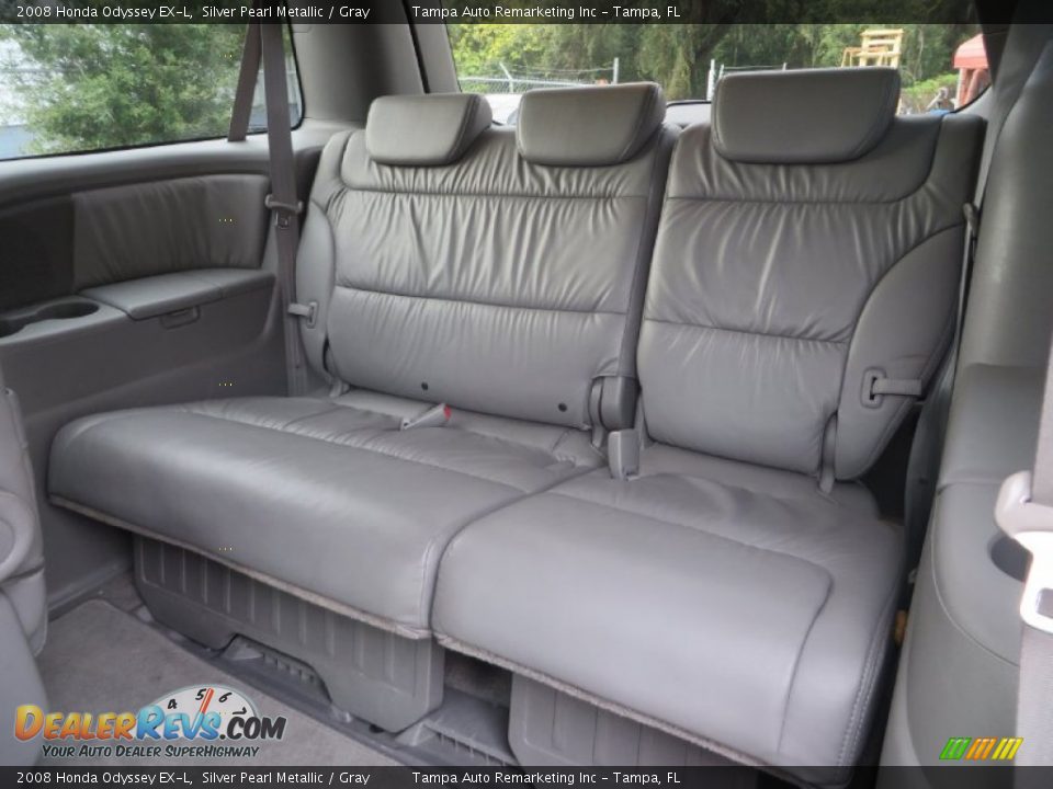 2008 Honda Odyssey EX-L Silver Pearl Metallic / Gray Photo #19
