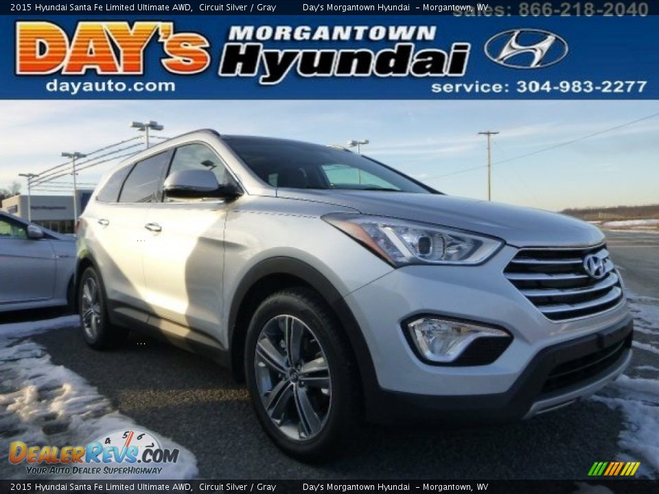 2015 Hyundai Santa Fe Limited Ultimate AWD Circuit Silver / Gray Photo #1