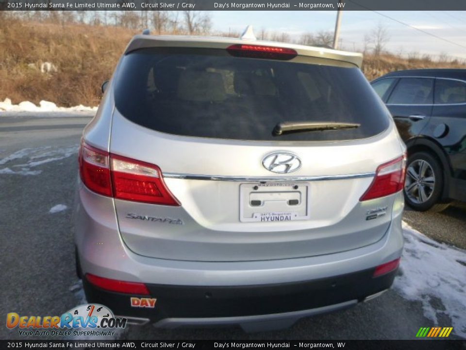2015 Hyundai Santa Fe Limited Ultimate AWD Circuit Silver / Gray Photo #3