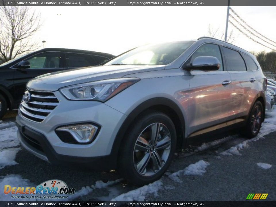 2015 Hyundai Santa Fe Limited Ultimate AWD Circuit Silver / Gray Photo #5