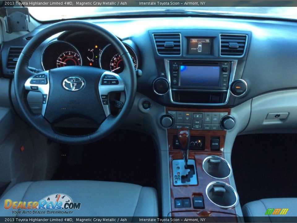 2013 Toyota Highlander Limited 4WD Magnetic Gray Metallic / Ash Photo #12