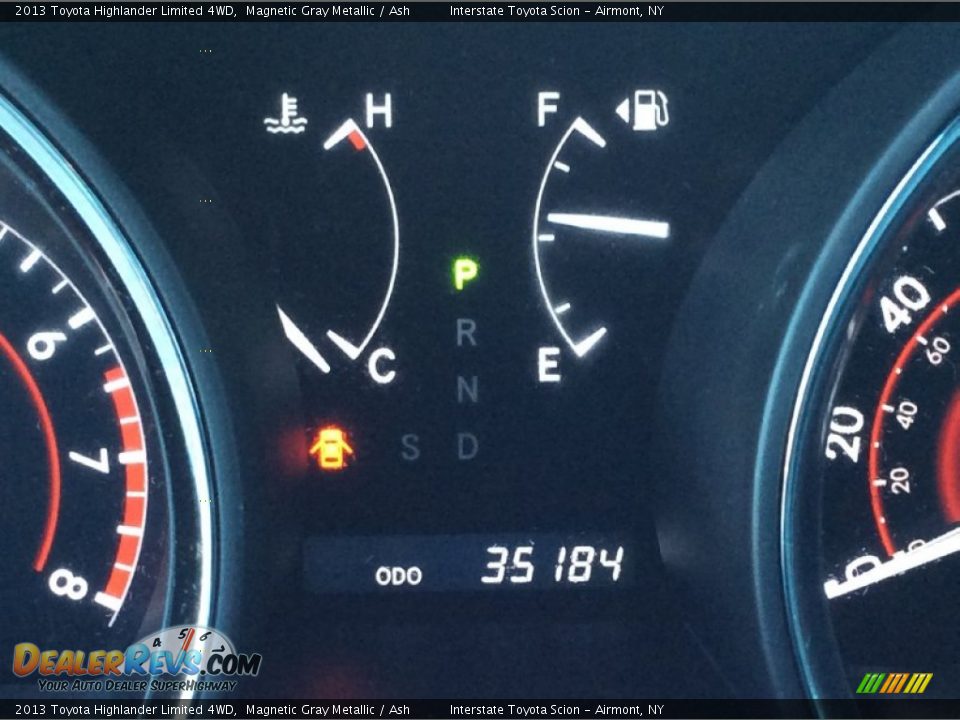 2013 Toyota Highlander Limited 4WD Magnetic Gray Metallic / Ash Photo #14