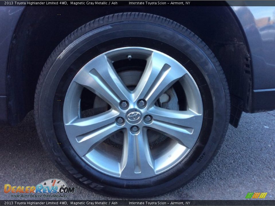 2013 Toyota Highlander Limited 4WD Magnetic Gray Metallic / Ash Photo #22