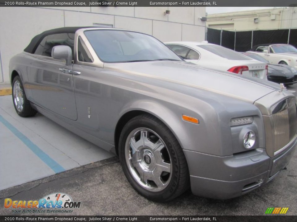 2010 Rolls-Royce Phantom Drophead Coupe Jubilee Silver / Creme Light Photo #2