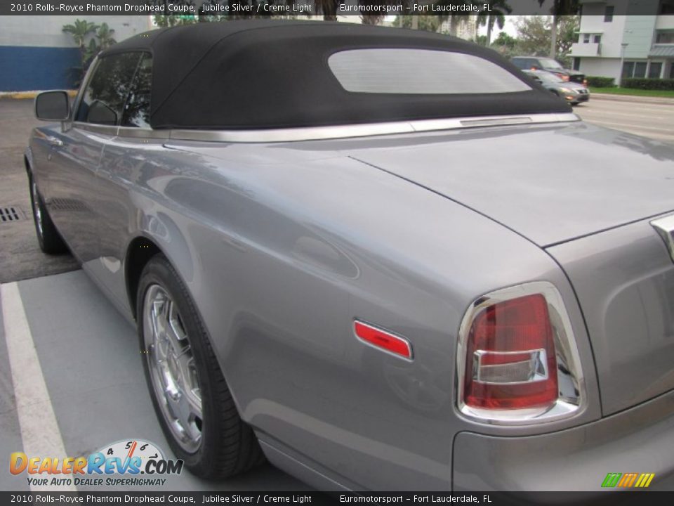 2010 Rolls-Royce Phantom Drophead Coupe Jubilee Silver / Creme Light Photo #4