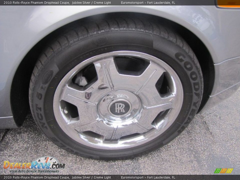2010 Rolls-Royce Phantom Drophead Coupe Jubilee Silver / Creme Light Photo #10