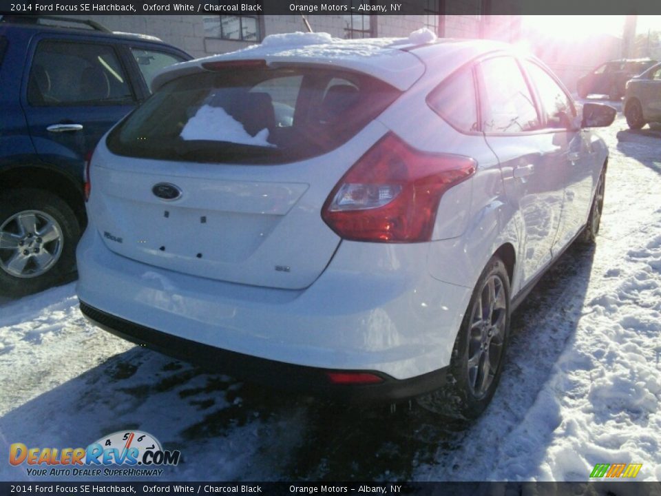 2014 Ford Focus SE Hatchback Oxford White / Charcoal Black Photo #4