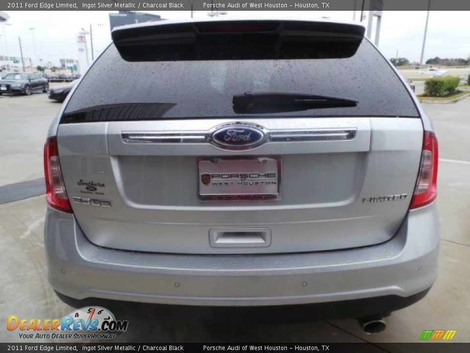 2011 Ford Edge Limited Ingot Silver Metallic / Charcoal Black Photo #6