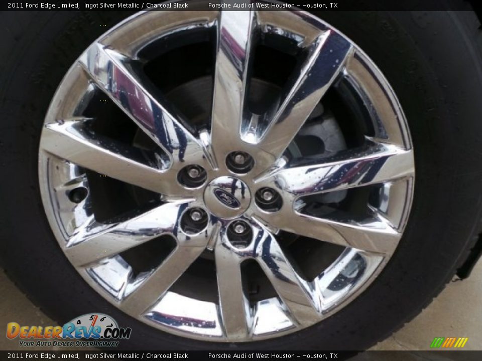 2011 Ford Edge Limited Ingot Silver Metallic / Charcoal Black Photo #9