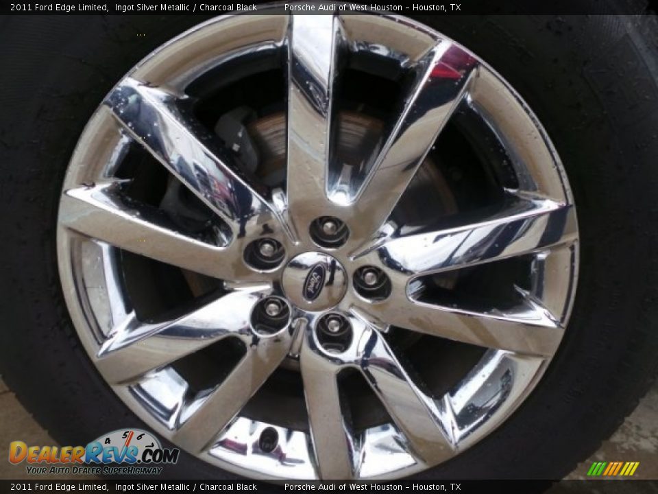 2011 Ford Edge Limited Ingot Silver Metallic / Charcoal Black Photo #10