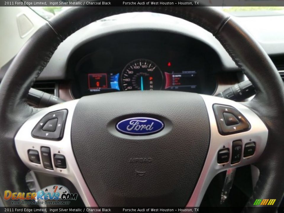 2011 Ford Edge Limited Ingot Silver Metallic / Charcoal Black Photo #29