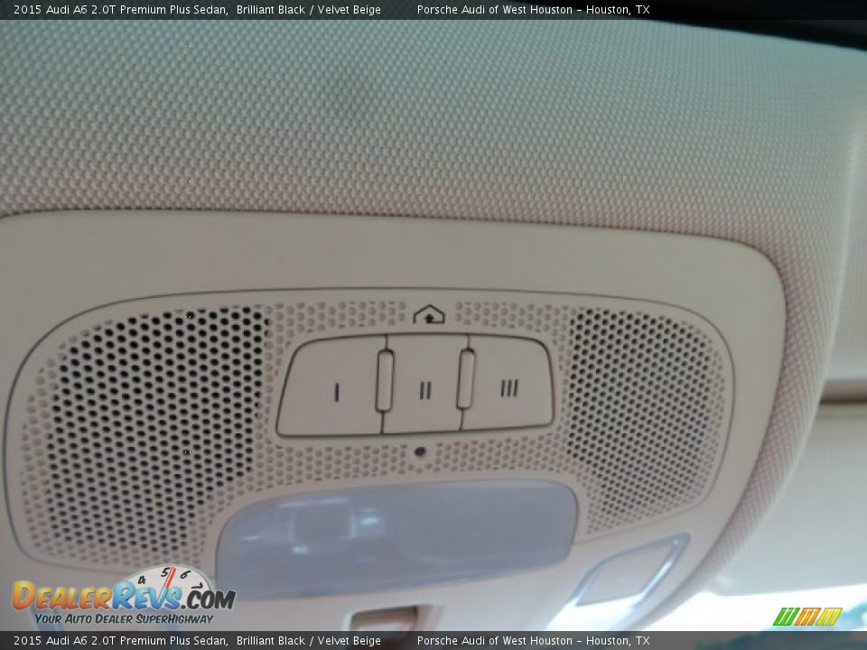 2015 Audi A6 2.0T Premium Plus Sedan Brilliant Black / Velvet Beige Photo #16