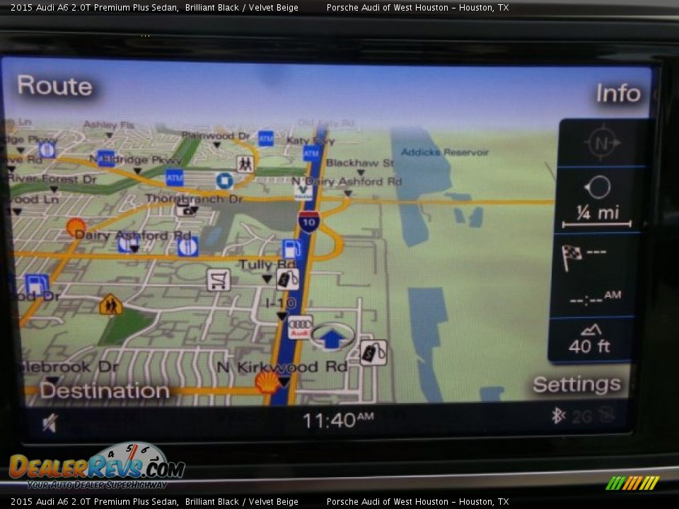 2015 Audi A6 2.0T Premium Plus Sedan Brilliant Black / Velvet Beige Photo #18
