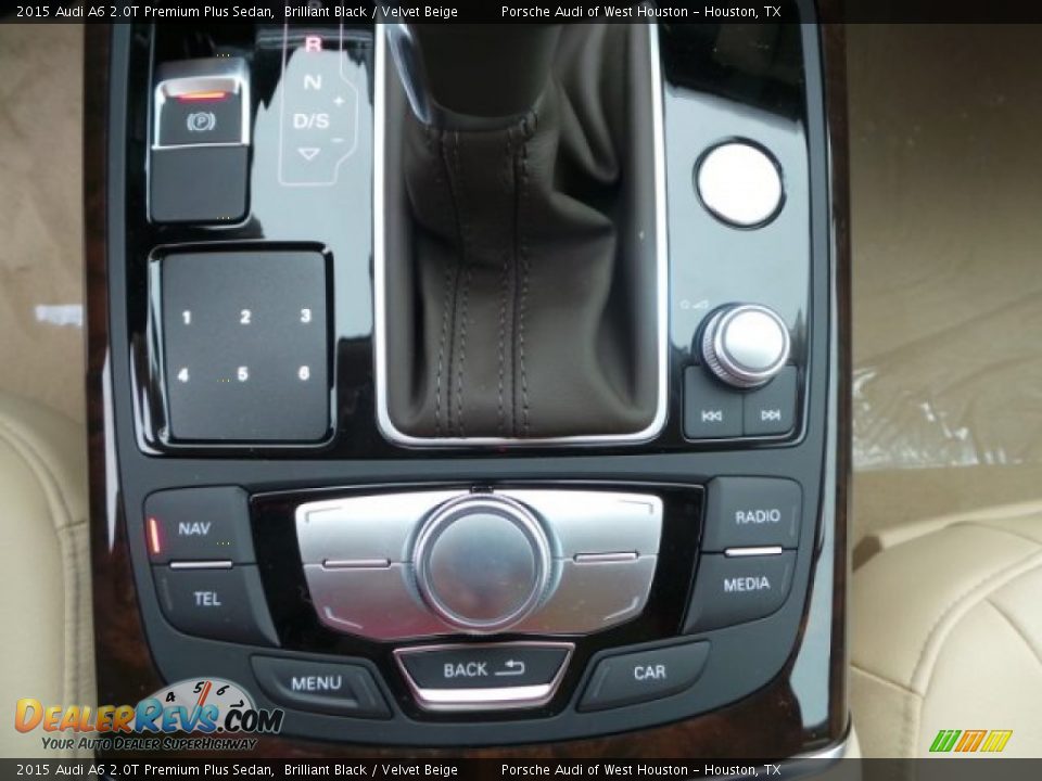 2015 Audi A6 2.0T Premium Plus Sedan Brilliant Black / Velvet Beige Photo #21